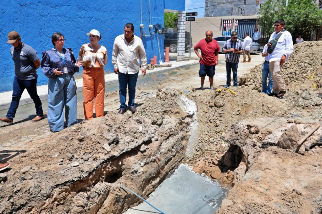 Supervisa alcaldesa Carmen Lilia Canturosas avance de obras