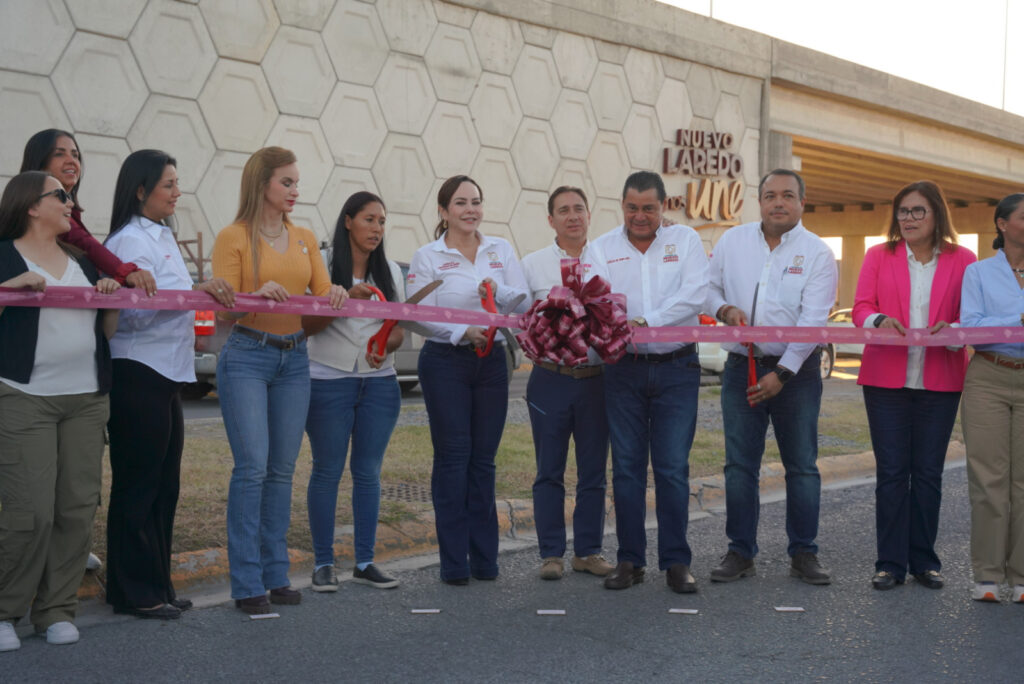 Inaugura alcaldesa Carmen Lilia Canturosas puente peatonal y vehicular; Brinda mejor movilidad y seguridad a ciudadanos