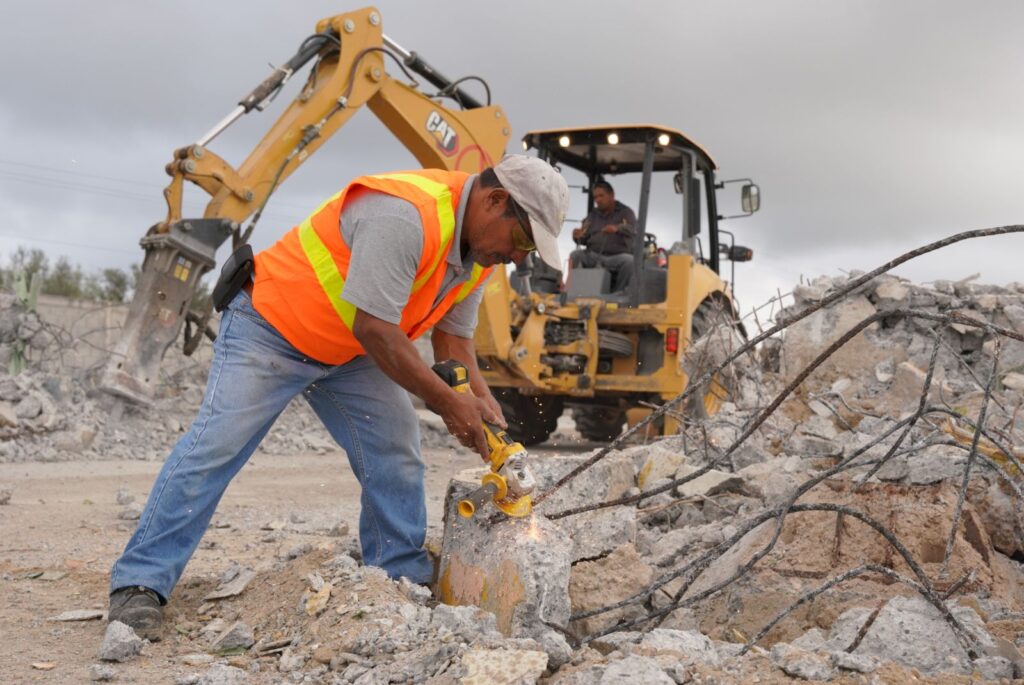 Realiza Gobierno de Nuevo Laredo trabajos de rehabilitación de la Garita del km 26