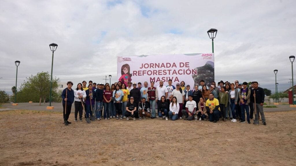 Gobierno de Nuevo Laredo refuerza su compromiso con el medio ambiente con campañas de reforestación permanentes