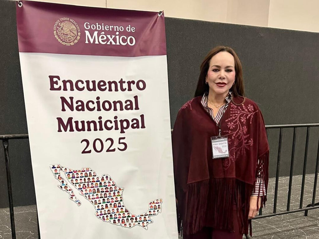 Carmen Lilia Canturosas respalda políticas de Claudia Sheinbaum en el Encuentro Nacional Municipal, fomentando unidad y bienestar social.