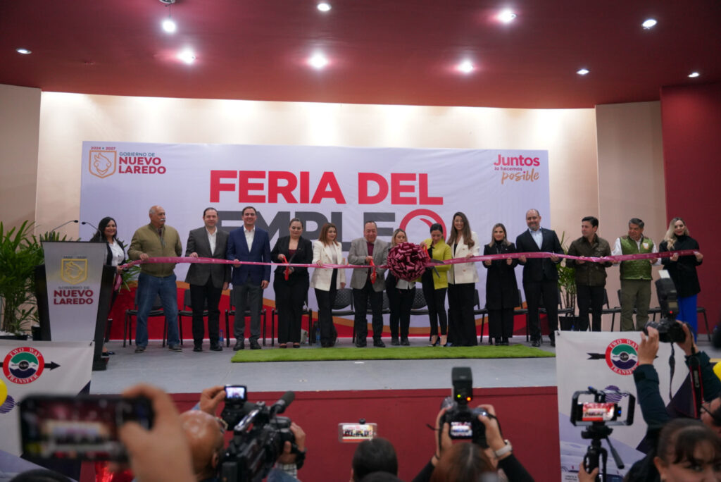 Acuden miles de ciudadanos a Primera Feria del Empleo 2025 del Gobierno de Nuevo Laredo