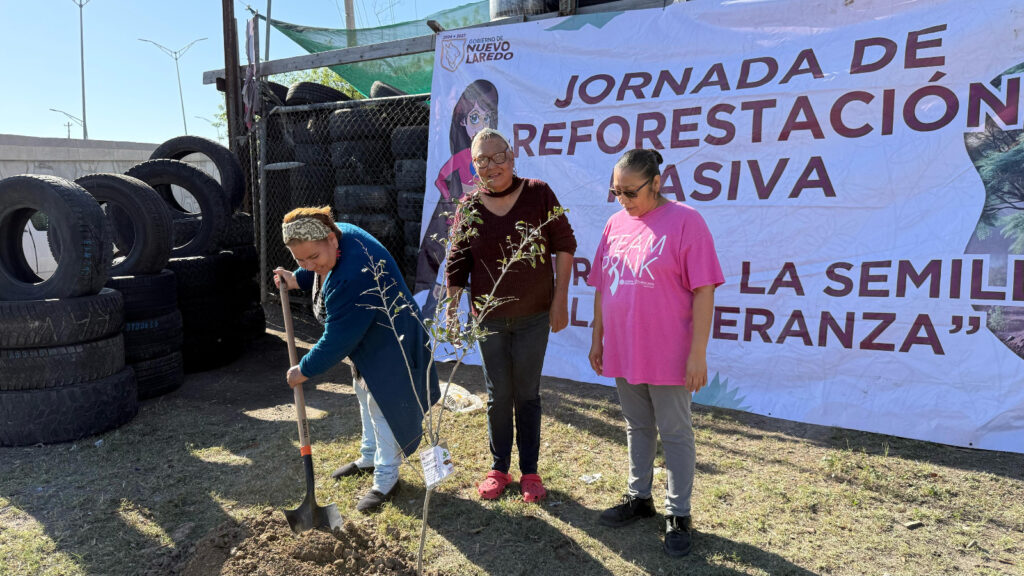 Intensifica Gobierno de Nuevo Laredo campaña de reforestación