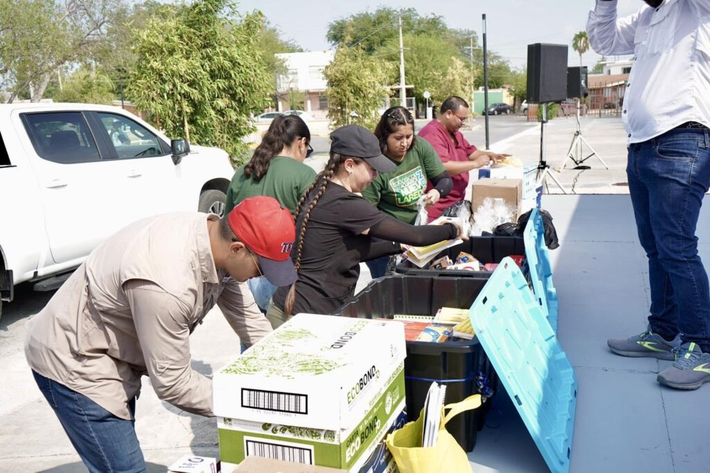 Se suman ciudadanos y organismos a “Escuelatón 2025” para apoyar con útiles escolares a niñas y niños de Nuevo Laredo
