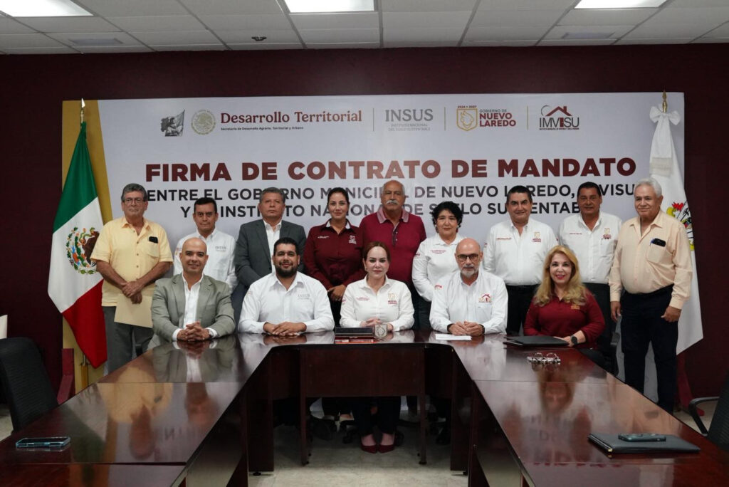 Se unen Gobierno de Nuevo Laredo e INSUS para apoyar a familias con trámite de escrituras
