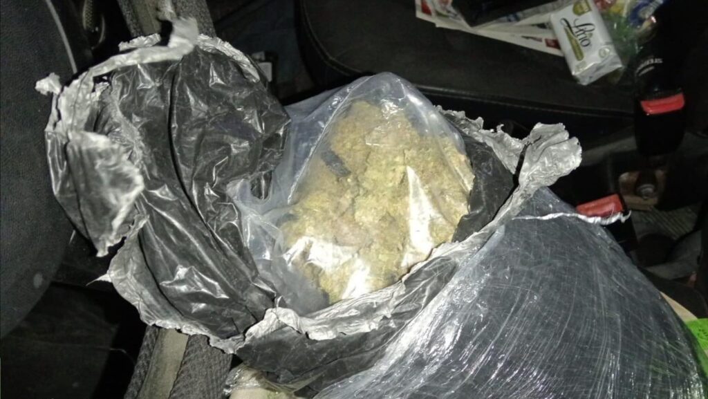 Guardia Estatal detiene a conductor con un kilo de marihuana en Reynosa