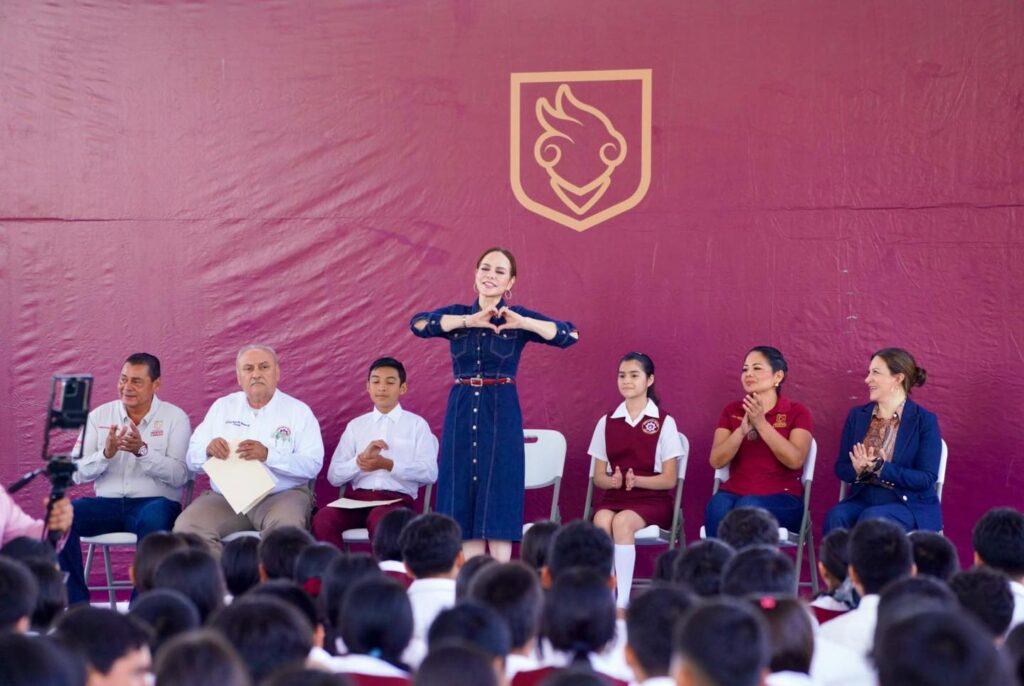 Impulsa alcaldesa Carmen Lilia Canturosas infraestructura educativa en preescolar, primaria y secundaria