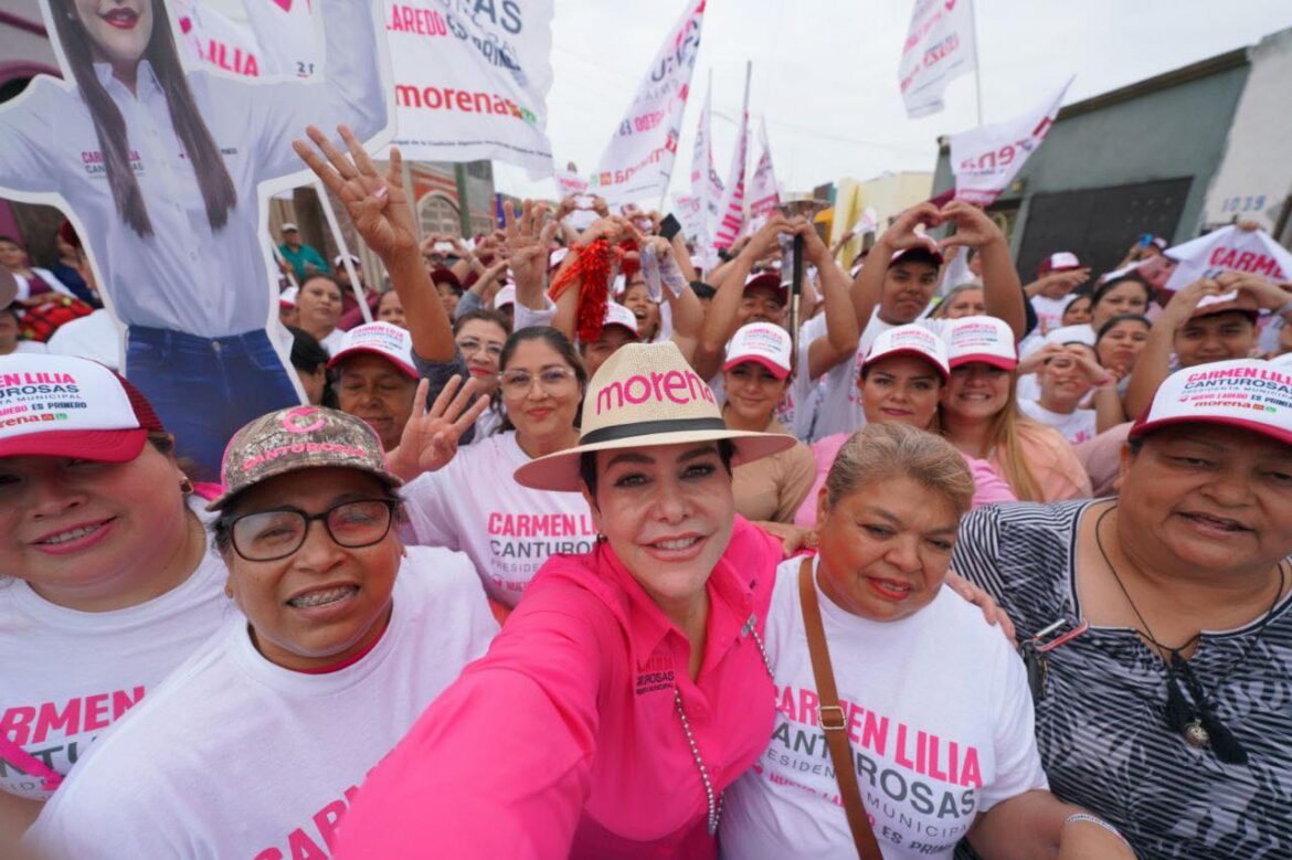 Convoca Carmen Lilia Canturosas a seguir con la transformación y votar por Morena 