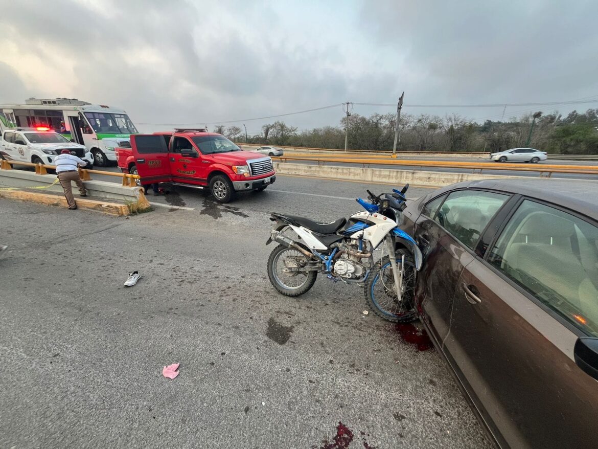 Fallece joven motociclista tras accidente en Altamira