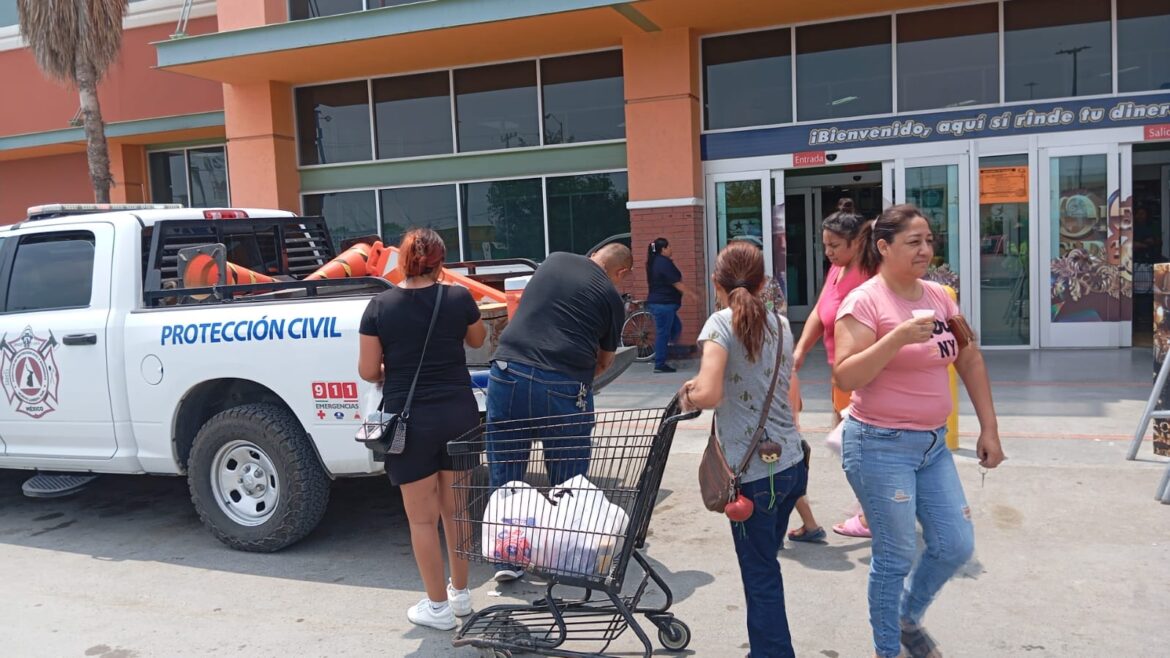 Mantiene Protección Civil operativo con puntos de hidratación ante altas temperaturas en Nuevo Laredo