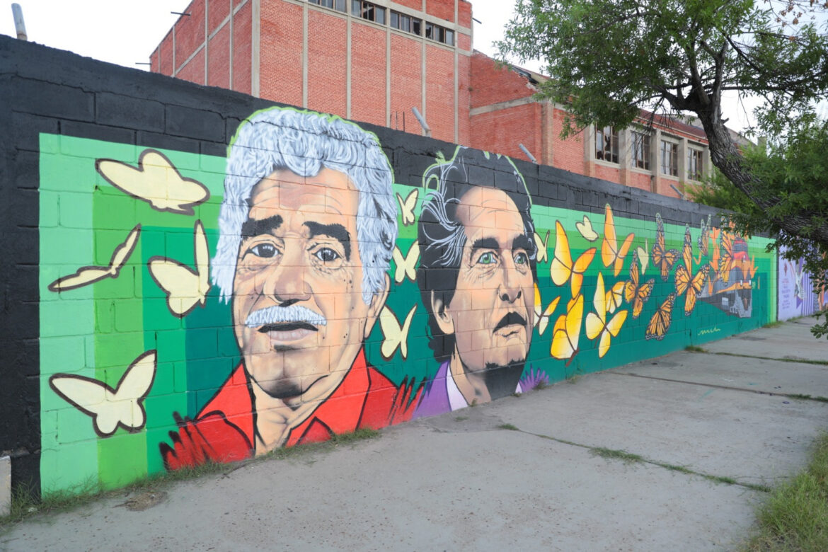 Artistas locales embellecen la imagen urbana de Nuevo Laredo con sus murales