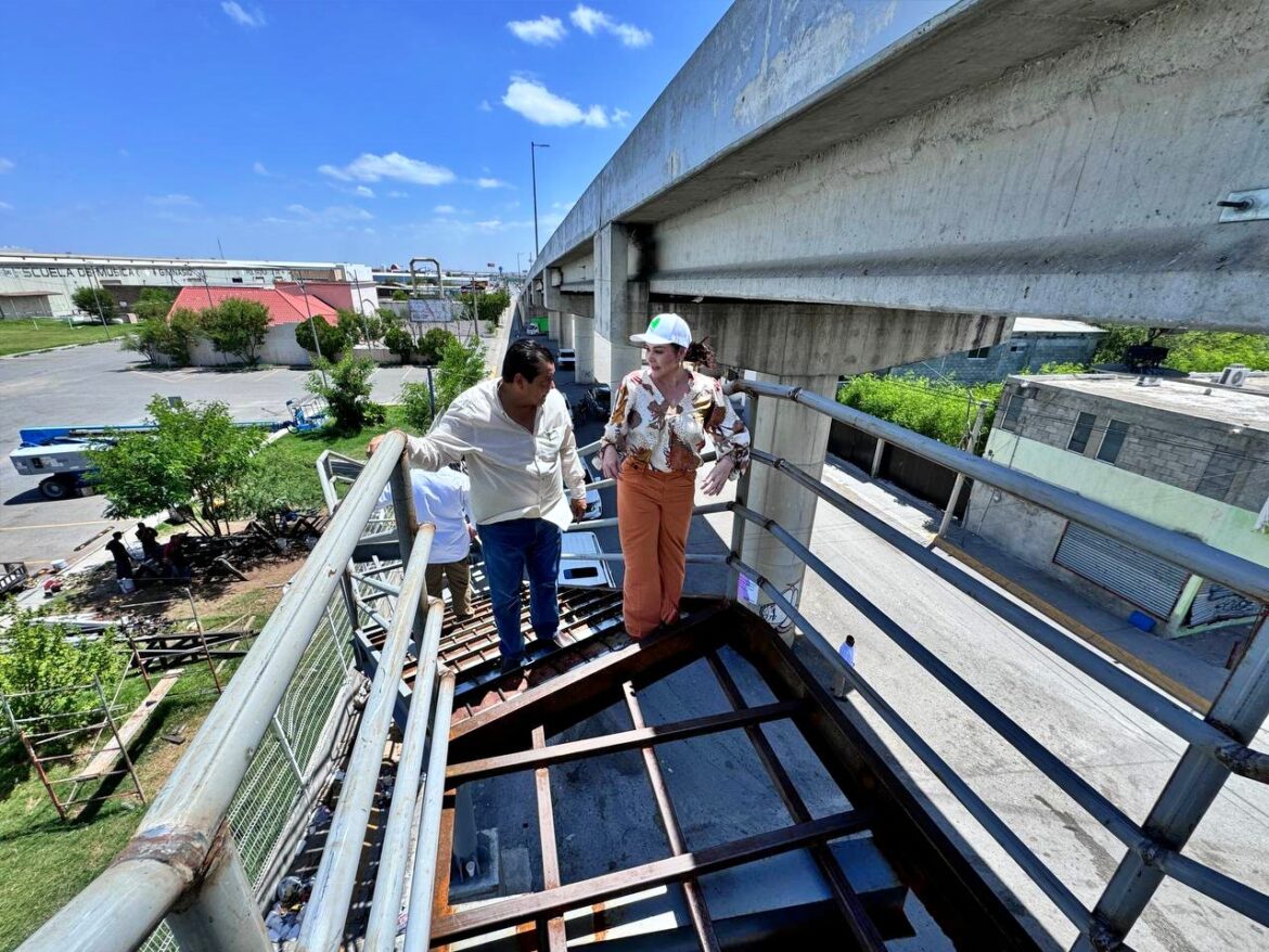 Supervisa alcaldesa Carmen Lilia Canturosas avance de obras