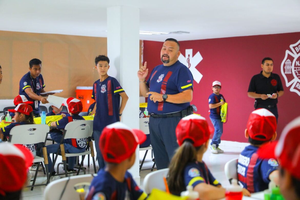 Invita Gobierno de Nuevo Laredo a participar en el campamento “Bombero Kid”; quedan lugares disponibles