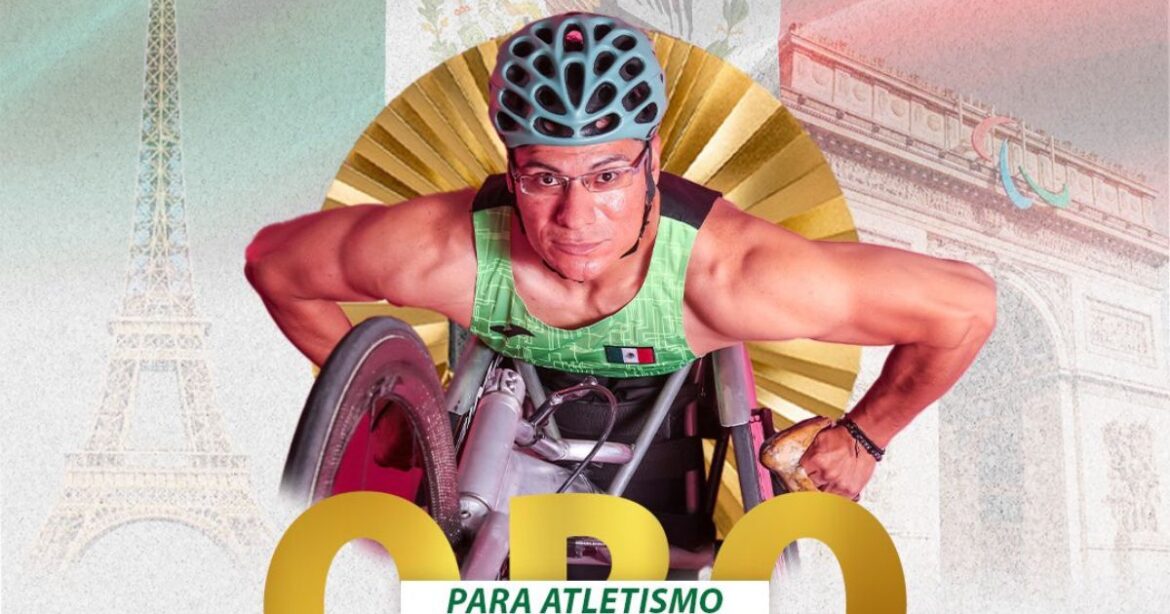 Juan Pablo Cervantes gana oro en 100m T54 en Paralímpicos