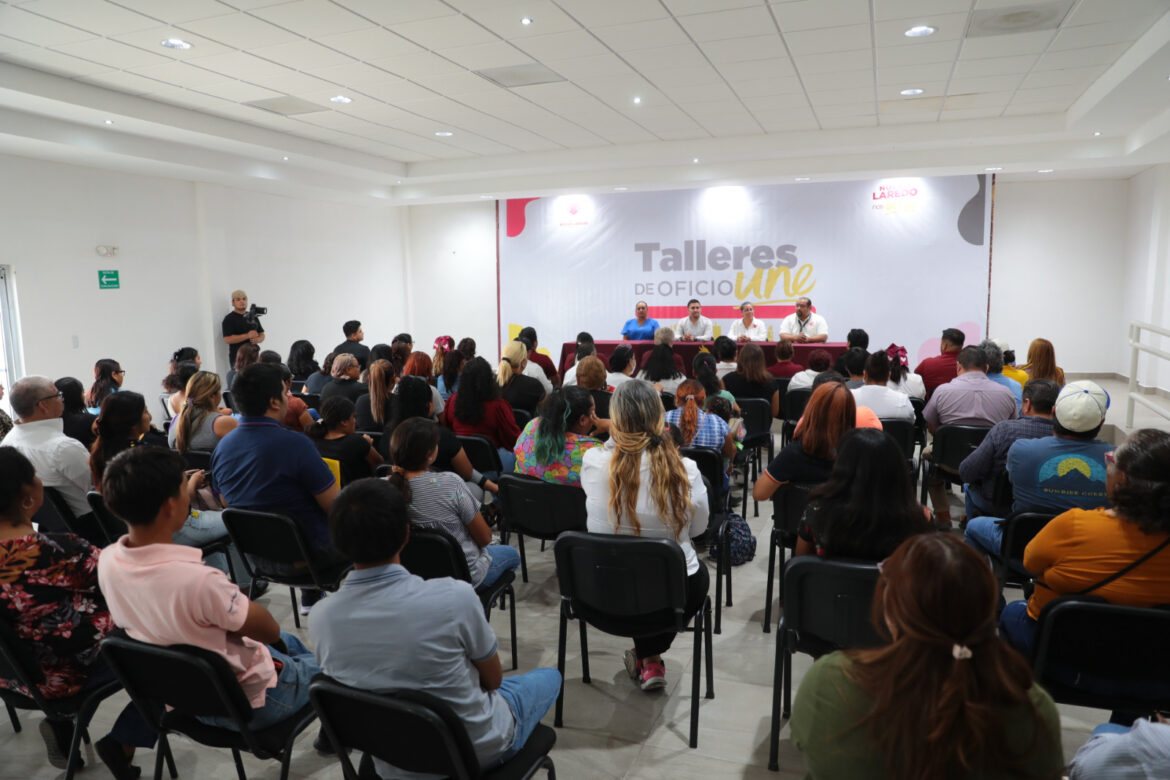 Inician alrededor de 400 ciudadanos Talleres de Oficio del Gobierno de Nuevo Laredo