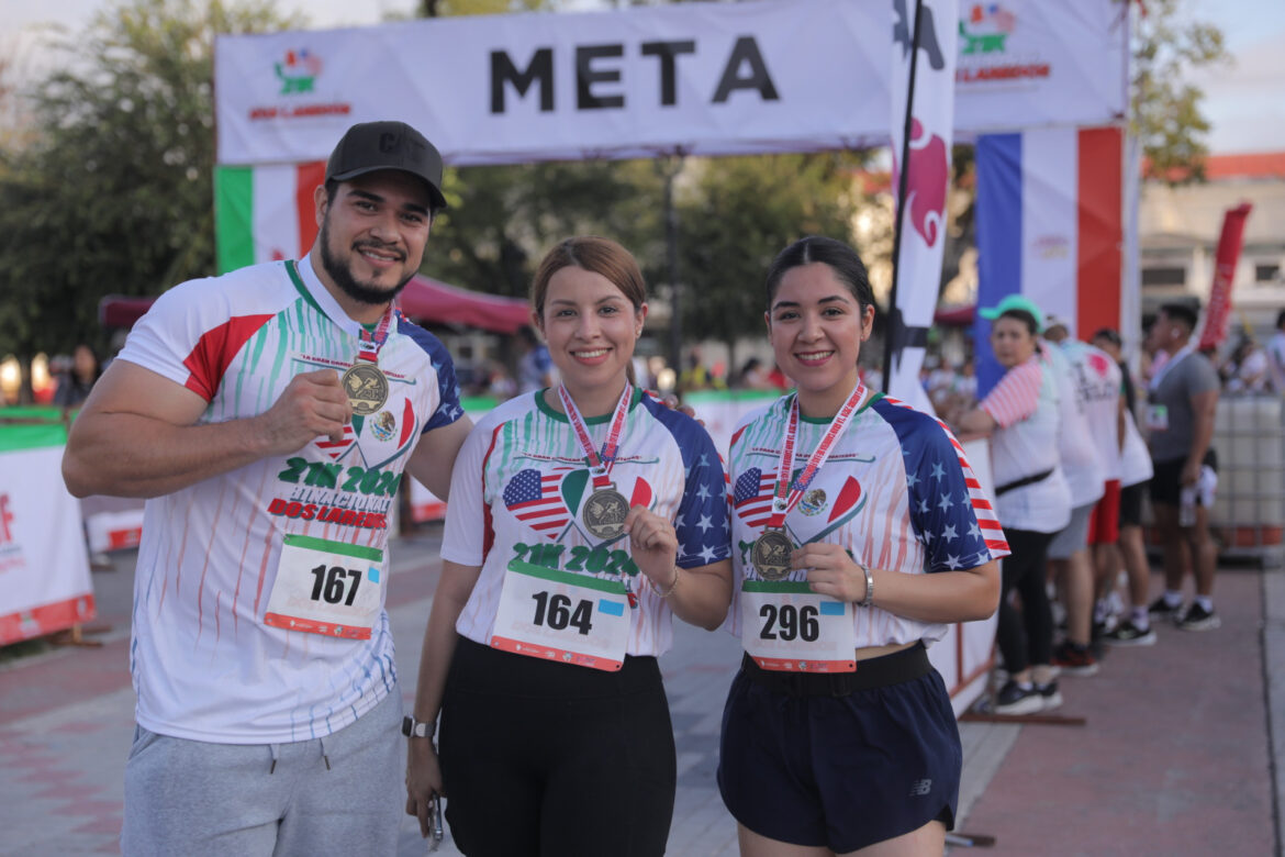 Participan más de 500 corredores en Maratón Binacional 21K Dos Laredos “La Carrera de las Fronteras” 