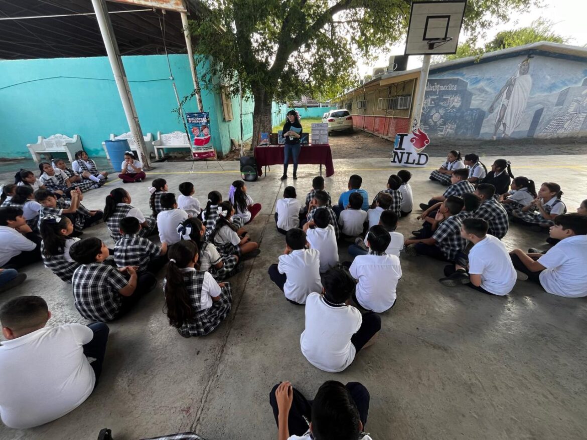 Llega Biblioteca Itinerante a escuela primaria ‘Cuauhtémoc’ en Nuevo Laredo