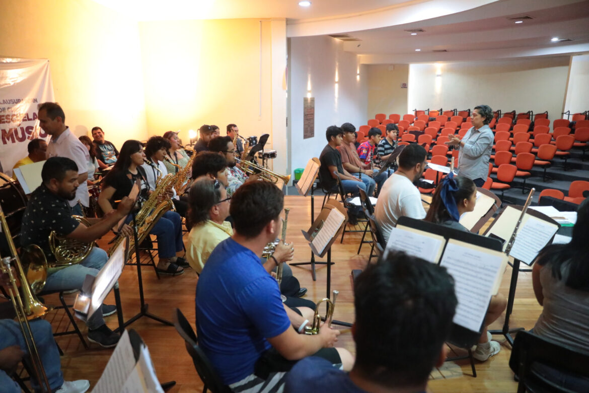 Se prepara Centenaria Banda de Música Municipal de Nuevo Laredo para brindar un espectacular concierto