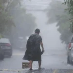 Frente frío 1 provoca lluvias intensas en Tamaulipas, con temperaturas de hasta 35°C