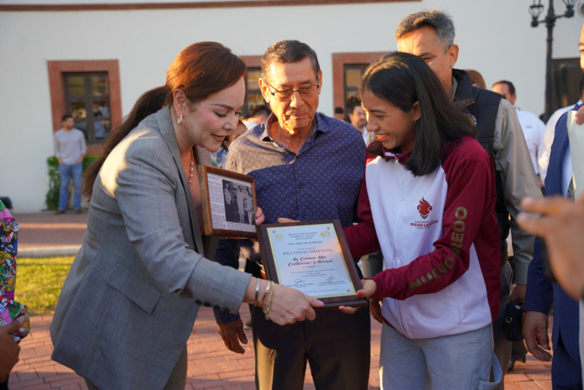 Reconocen deportistas apoyo de alcaldesa y gobierno de Nuevo Laredo