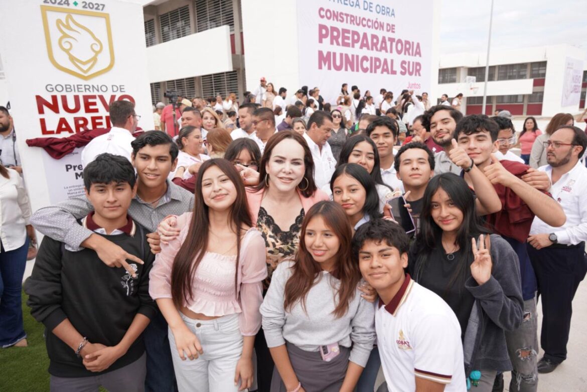 Carmen Lilia inaugura la primera preparatoria de energía renovable en Tamaulipas