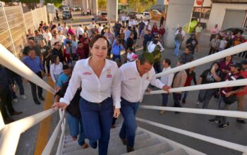 Inaugura alcaldesa Carmen Lilia Canturosas puente peatonal y vehicular; Brinda mejor movilidad y seguridad a ciudadanos