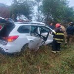 Conductor resulta lesionado tras accidente en carretera Victoria-Monterrey