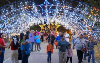 Invitan a disfrutar en familia las luces y esplendor del “Viveros Mágico” en Nuevo Laredo