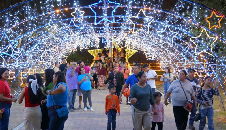 Invitan a disfrutar en familia las luces y esplendor del “Viveros Mágico” en Nuevo Laredo