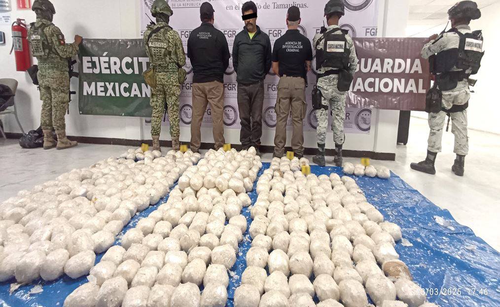 Incautan 215 kilos de metanfetamina en punto de revisión en San Fernando