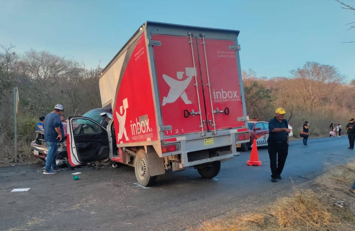 Accidente en la Mante–Ocampo deja tres mujeres lesionadas