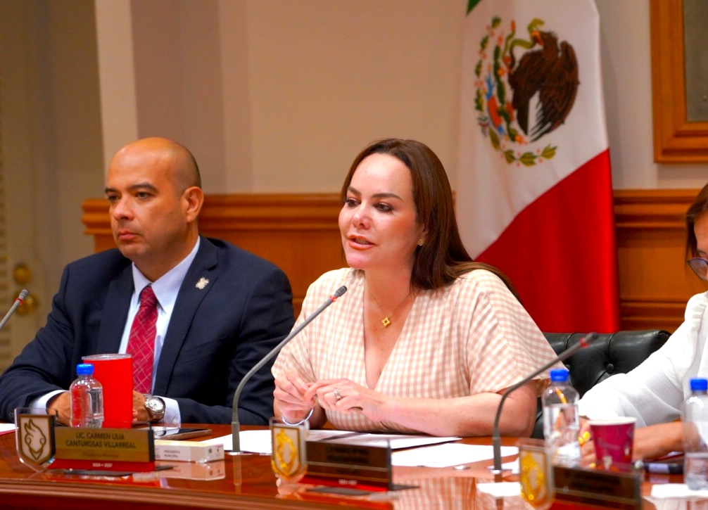 Anuncia alcaldesa Carmen Lilia Canturosas seguro gratuito para primeros 20 mil contribuyentes cumplidos del Predial 2025