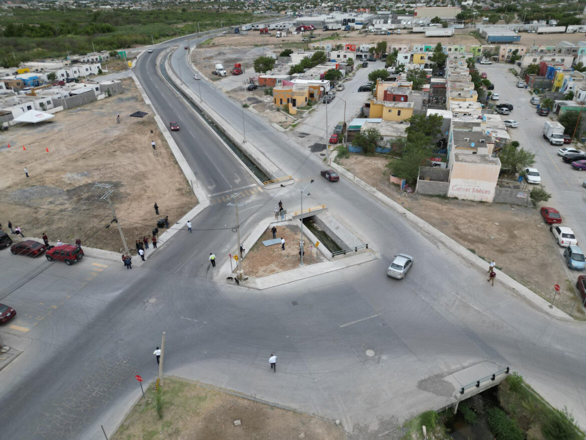 Transforma Gobierno de Nuevo Laredo acceso a Los Olivos II con pavimentación de bulevar Rea