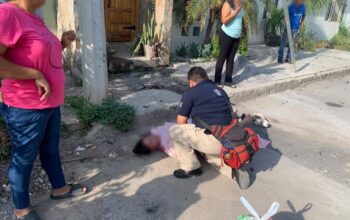 Explosión por acumulación de gas deja grave a empleada en Ciudad Victoria
