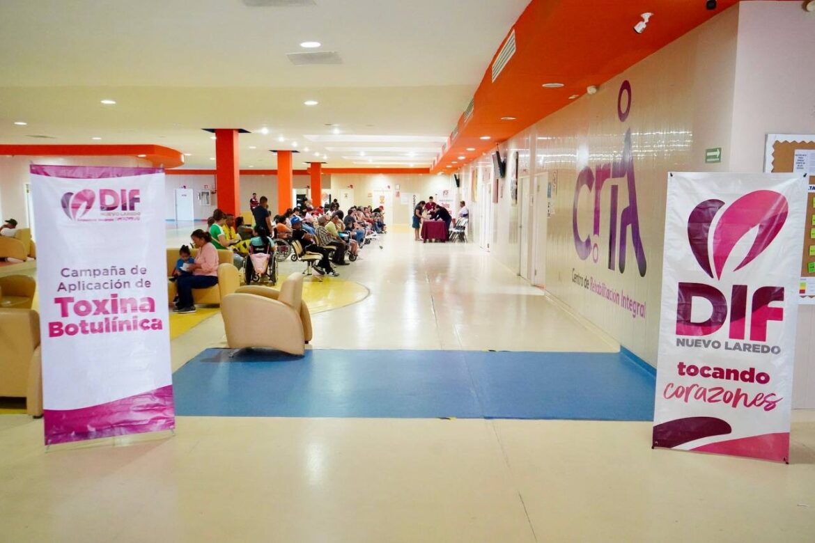 DIF Nuevo Laredo mejora movilidad de pacientes con aplicación gratuita de toxina botulínica