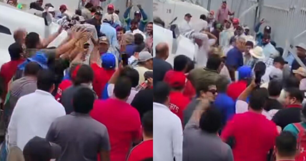 Productores de sorgo y transportistas protagonizan choque en Puente Reynosa-Pharr