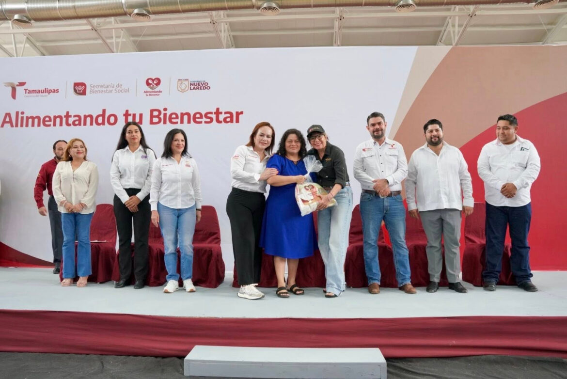 Entrega Gobierno del Estado apoyo alimentario a más de 500 familias de Nuevo Laredo