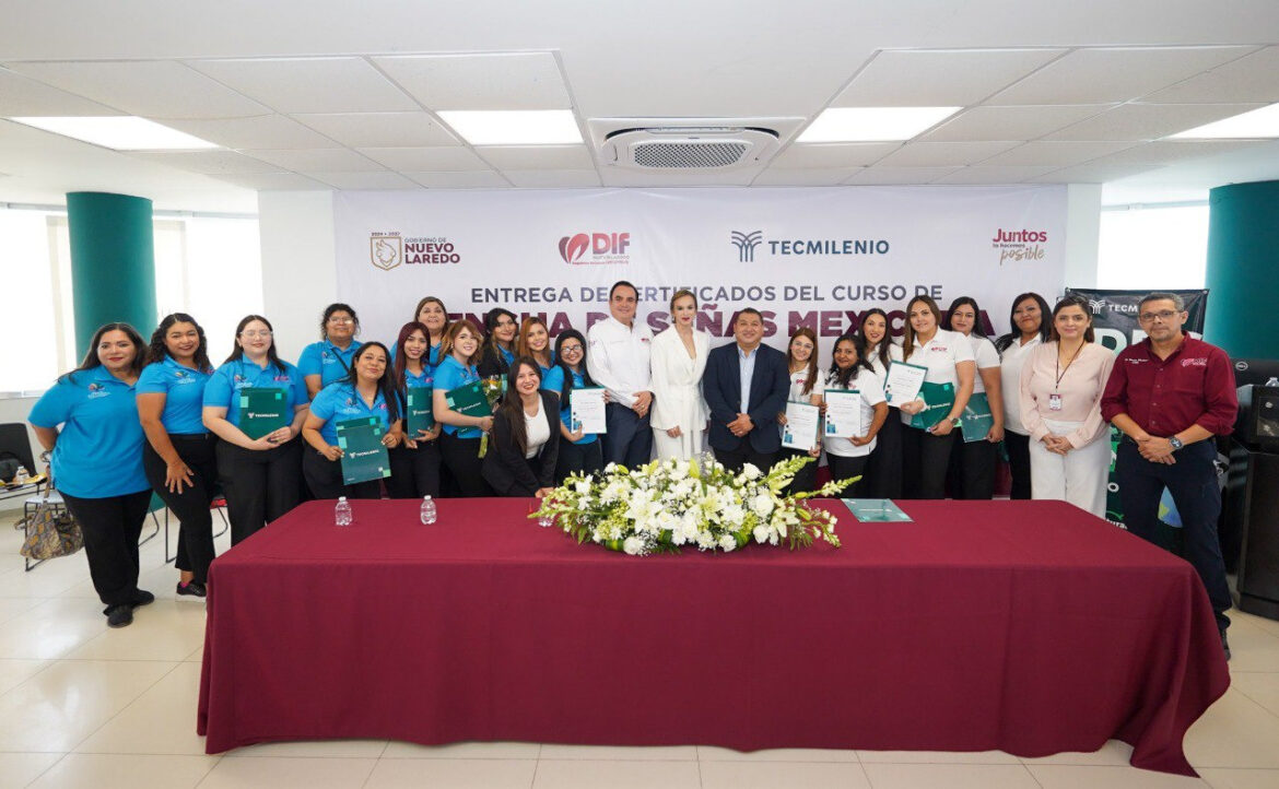 Manos que hablan: DIF y Tecmilenio gradúan a la primera generación en Lengua de Señas Mexicana
