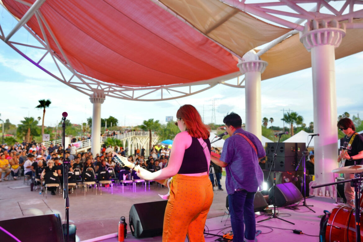 Rockeando en el Laguito reúne a cientos de jóvenes y familias en una velada llena de música y talento local