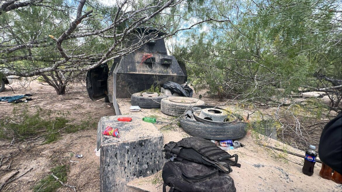 Aseguran “monstruo” y fusil AK-47 tras enfrentamiento en Reynosa