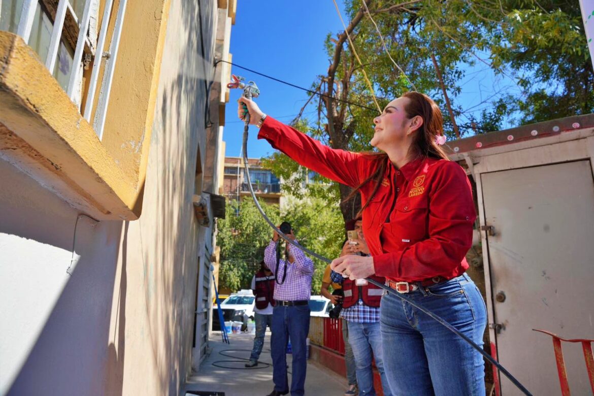 Lanza alcaldesa Carmen Lilia Canturosas programa “Pinta tu Fachada” para transformar entornos y embellecer Nuevo Laredo