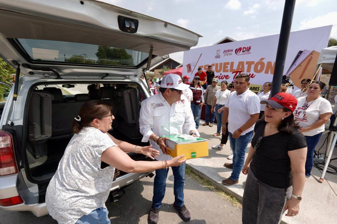 Se suman ciudadanos y organismos a “Escuelatón 2025” para apoyar con útiles escolares a niñas y niños de Nuevo Laredo