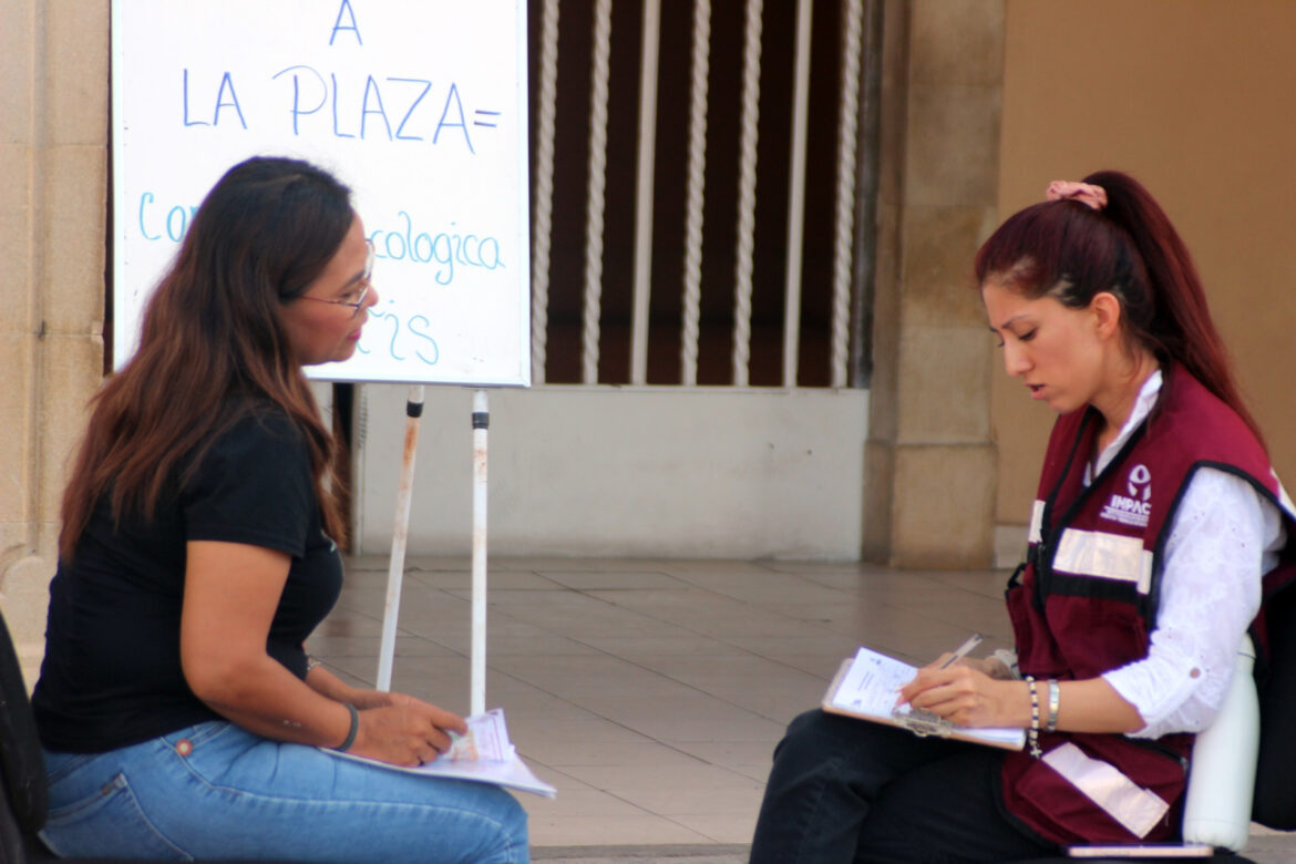 IMPACTA acerca sus pláticas de prevención y salud mental a plazas públicas de Nuevo Laredo