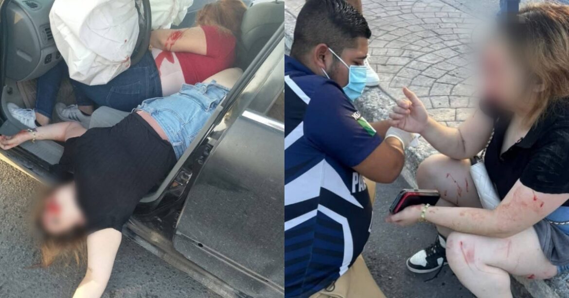 Tres jóvenes lesionados en choque tras salir de un centro nocturno en Matamoros