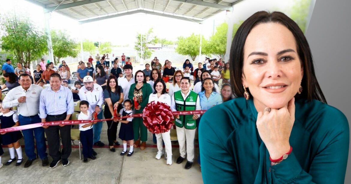 Carmen Lilia Canturosas moderniza 213 escuelas de Nuevo Laredo