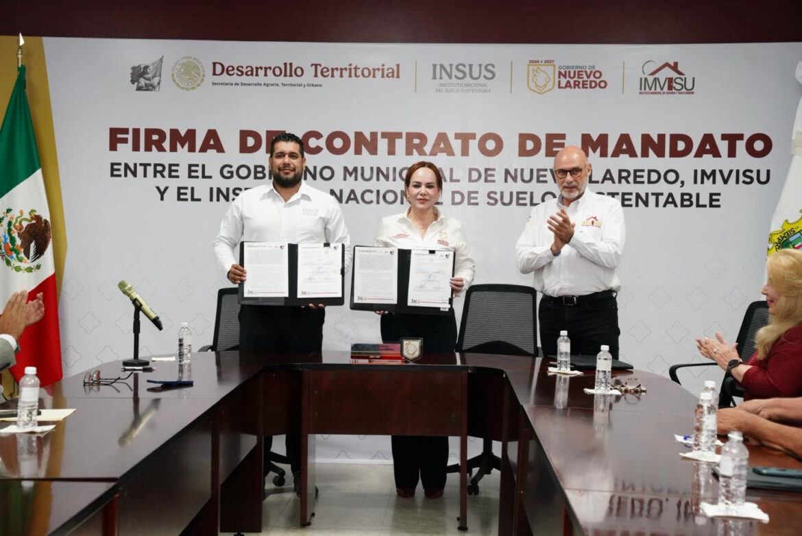 Se unen Gobierno de Nuevo Laredo e INSUS para apoyar a familias con trámite de escrituras