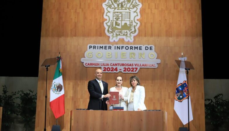 “Juntos lo hacemos posible”: presenta Carmen Lilia Canturosas primer informe de resultados del segundo periodo