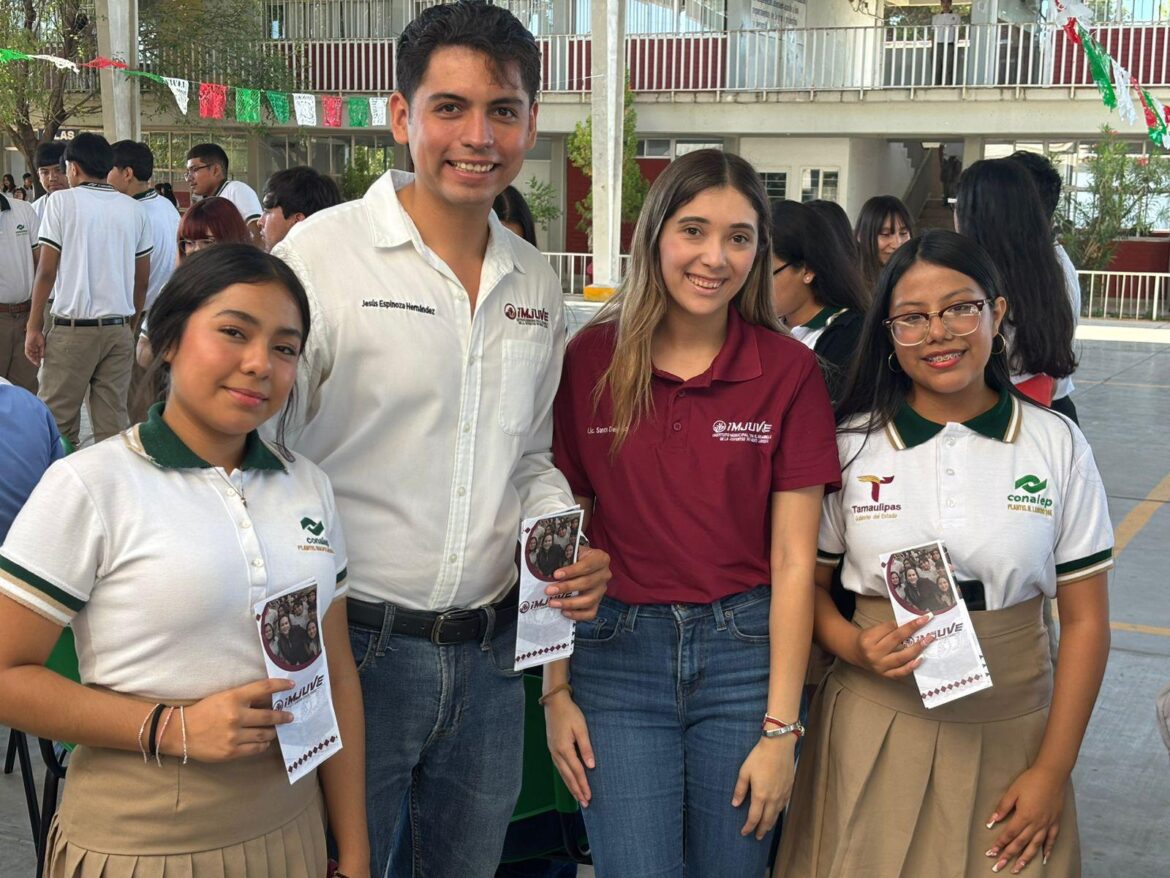 IMJUVE atiende a más de 900 jóvenes del CONALEP con campaña de salud sexual y reproductiva