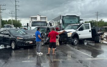 Carambola en Reynosa deja cuatro heridos; conductor responsable huyó