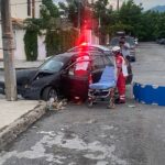Conductor sufre convulsión y se estrella contra poste en Ciudad Victoria